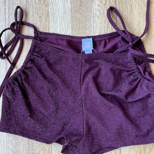 Savage X Fenty sparkly shorts NWT